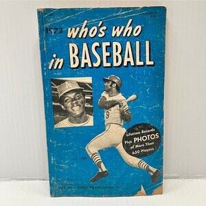 Vintage 1972 Who's Who In Baseball Vida Blue Joe Torre Book